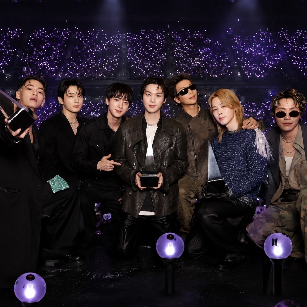 BTS Buktikan Status “King Of K-pop dengan Meraih 3 Penghargaan di AMAs 2026